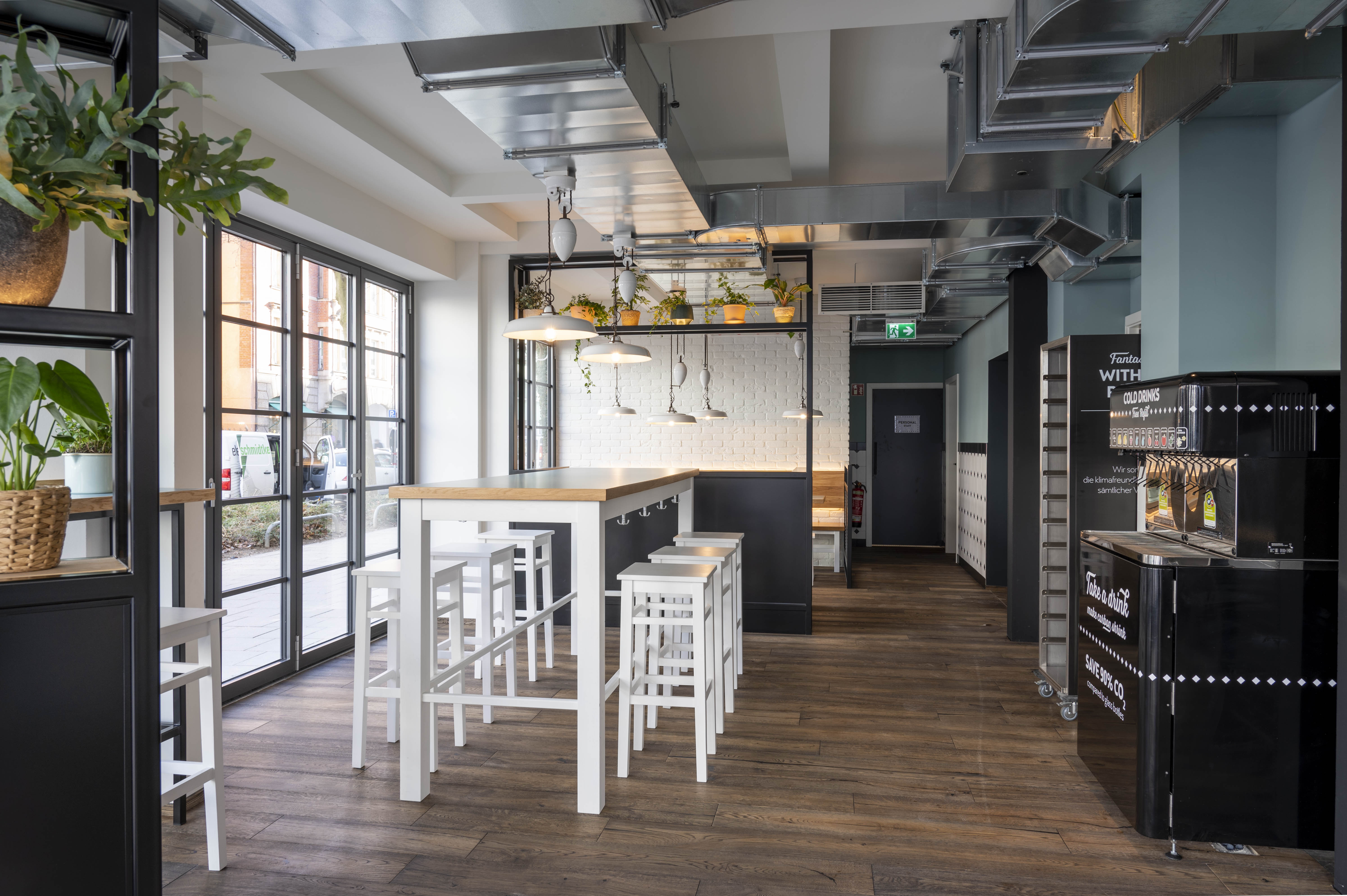 When a bank becomes a restaurant: Vegan burger chain 
